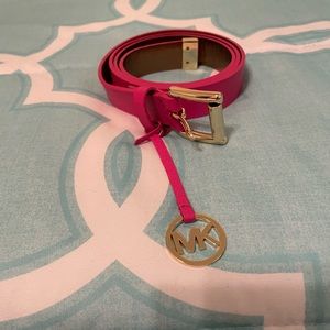 Michael Michael Kors Hot Pink Belt